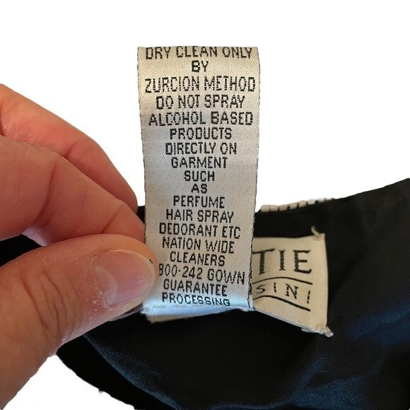 Oleg Cassini Black Tie Women's Party Wedding Formal Jacket Size Medium - Picture 7 of 9